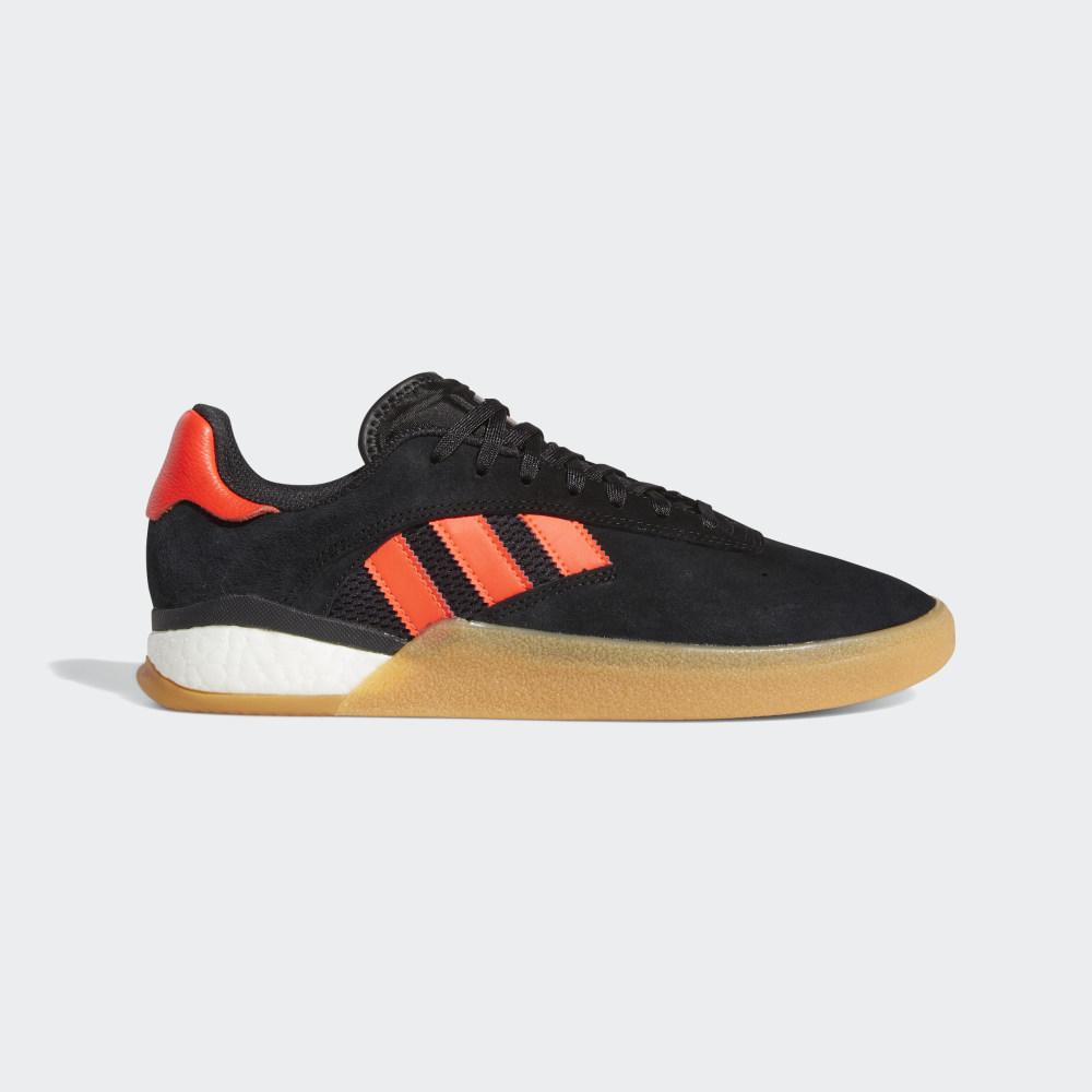 Adidas Men's 3ST.004 Skate Shoes Black/Red/White Ireland EF8460